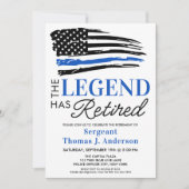 Die Personalisierte Legislaturperiode der Polizei  Einladung (Vorderseite)