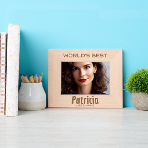 Die personalisierte Moderne - das beste "Patricia" Geätzte Rahmen