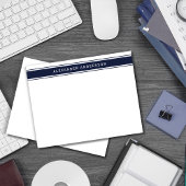 Die Personalisierte Note Card des modernen Blue Me Mitteilungskarte