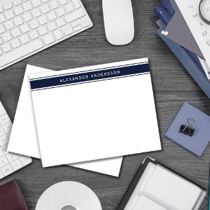 Die Personalisierte Note Card des modernen Blue Me Mitteilungskarte