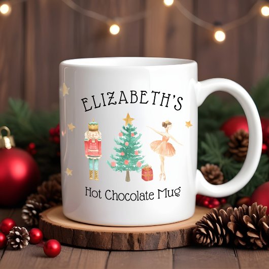 Die Personalisierte Nutcracker-Tasse des Mädchens Kaffeetasse