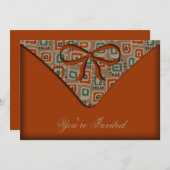 Die personalisierte Party Einladung des neuen (Vorne/Hinten)