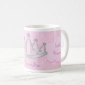 Die Personalisierte Rosa Prinzessin-Tasse des Kind Kaffeetasse (VorderseiteRechts)