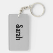 Die Personalisierte Schlüsselkette des Getaway Car Schlüsselanhänger (Rückseite)