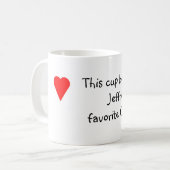 Die personalisierte Tasse des Großvaters (Vorderseite Links)