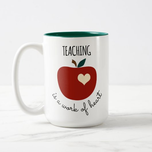 Die personalisierte Tasse des Lehrers (Links)