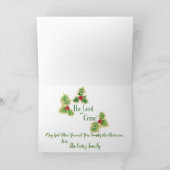 Die Personalisierte Weihnachtskarte der Welt Einladung (Innenseite)