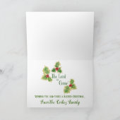 Die Personalisierte Weihnachtskarte der Welt Einladung (Innenseite)