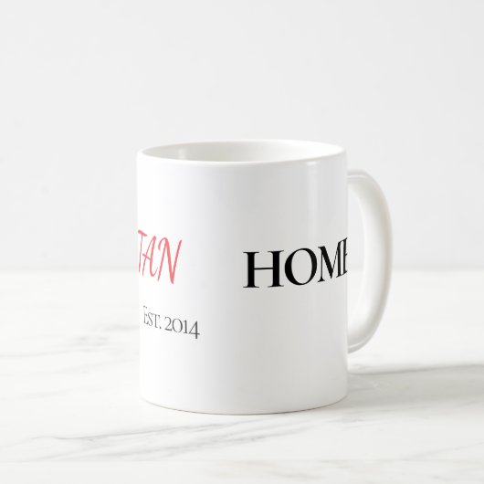 Die persönliche Tasse für Zuhause (VorderseiteRechts)
