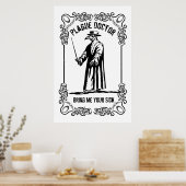 Die Pest Doctor Halloween Propheten Poster (Küche)