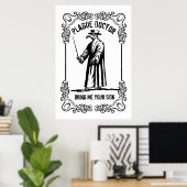 Die Pest Doctor Halloween Propheten Poster (Heimbüro)