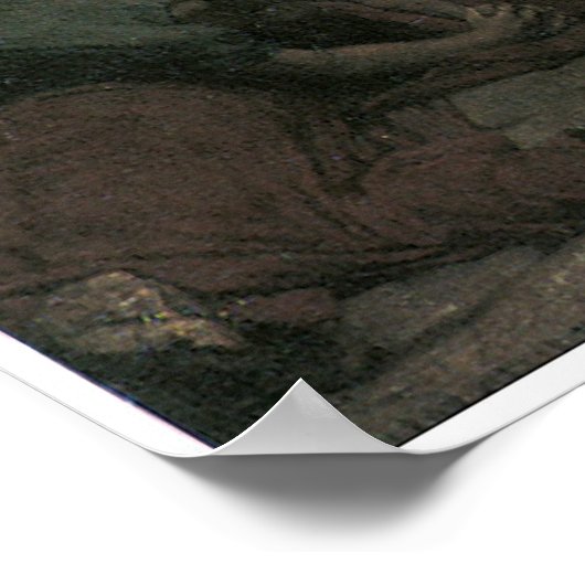 Die Pest in Rom Poster (Ecke)