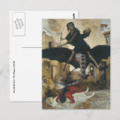 Die Pest Postkarte (Vorne/Hinten)