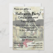 Die Pest von Arnold Bocklin, Halloween-Party Einladung (Rückseite)