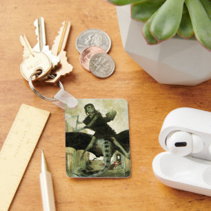 Die Pest von Arnold Böcklin, Vintage-Symbolismus Schlüsselanhänger