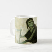 Die Pest von Arnold Bocklin, Vintager Symbolismus Kaffeetasse (Vorderseite Links)