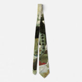 Die Pest von Arnold Bocklin, Vintager Symbolismus Krawatte (Rückseite)