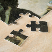 Die Pest von Arnold Bocklin, Vintager Symbolismus Puzzle (Seite)
