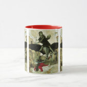 Die Pest von Arnold Bocklin, Vintager Symbolismus Tasse (Zentrum)