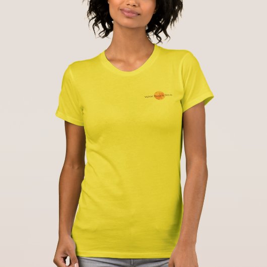 Die Petite T "der Mond-Blumen-" Frauen T-Shirt (Vorderseite)