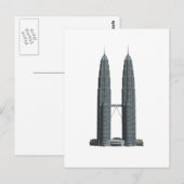 Die Petronas-Türme: Postkarte (Vorne/Hinten)