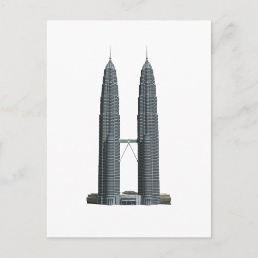 Die Petronas-Türme: Postkarte (Vorderseite)