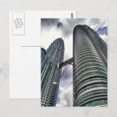 Die Petronas-Twins Postkarte (Vorne/Hinten)