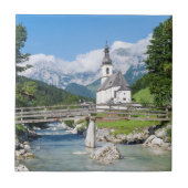 Die Pfarrkirche Ramsau Fliese (Vorderseite)