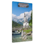 Die Pfarrkirche Ramsau in Bayern, Deutschland Klemmbrett (Rechts)