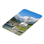 Die Pfarrkirche Ramsau in Bayern Magnet (Linke Seite)