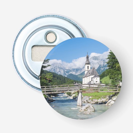 Die Pfarrkirche von Ramsau Flaschenöffner (Vorderseite)