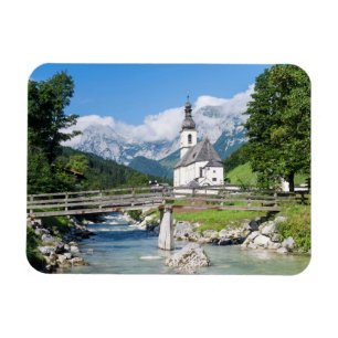 Die Pfarrkirche von Ramsau Magnet