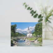 Die Pfarrkirche von Ramsau Postkarte (Stehend Vorderseite)