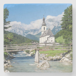 Die Pfarrkirche von Ramsau Steinuntersetzer