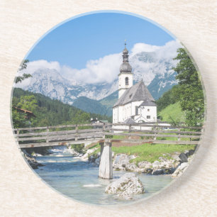 Die Pfarrkirche von Ramsau Untersetzer