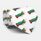 Die Pfaumantis-Garnele-Krawatte Krawatte (Gerollt)