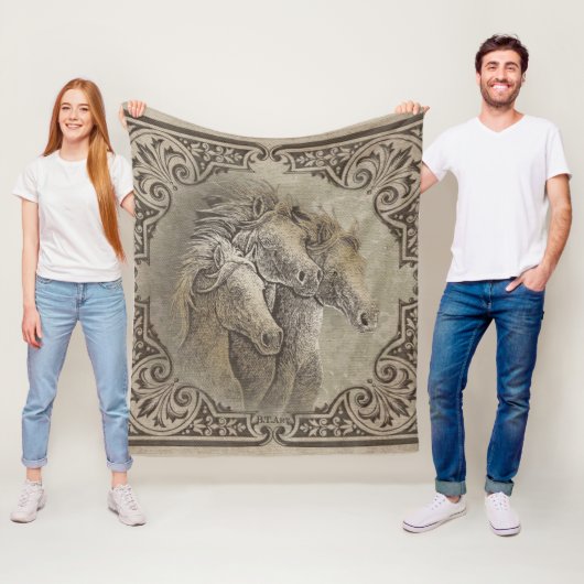 Die Pferde Fleecedecke (Beispiel)