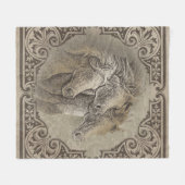 Die Pferde Fleecedecke (Vorderseite (Horizontal))