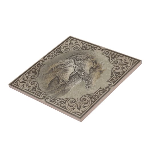 Die Pferde Fliese (Seite)