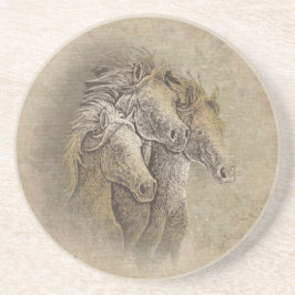 Die Pferde Getränkeuntersetzer