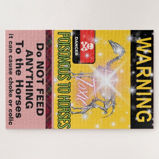 DIE PFERDE NICHT GEFÜTTERT PUZZLE (Horizontal)