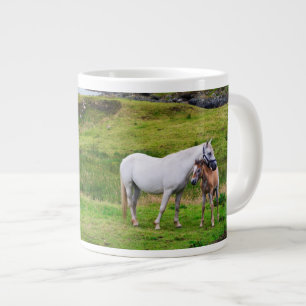 Die Pferde von Connemara  Galway, Irland Jumbo-Tasse