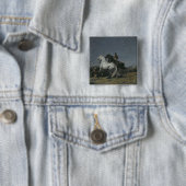 Die Pferdediebe, 19. Jahrhundert Button (Beispiel)