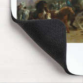 Die Pferdemesse durch Rosa Bonheur Mousepad (Ecke)