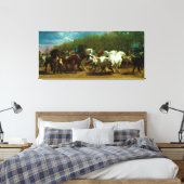 Die Pferdemesse von Rosa Bonheur (1852-1855) Leinwanddruck (Insitu (Schlafzimmer))