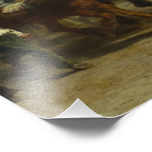 Die Pferdemesse von Rosa Bonheur Fotodruck (Ecke)