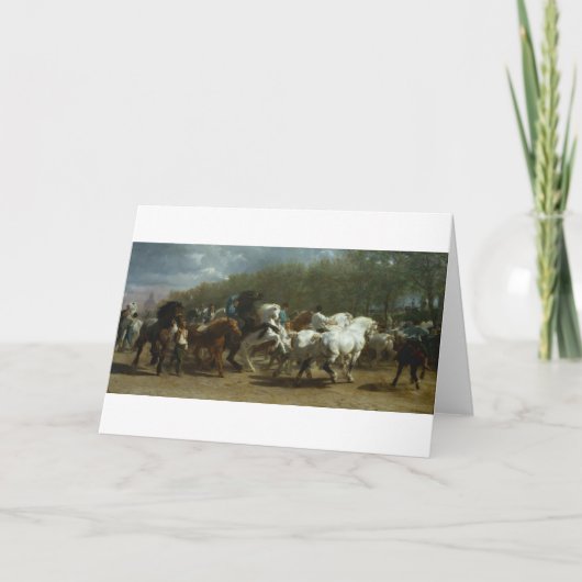 Die Pferdemesse von Rosa Bonheur Karte (Vorderseite)