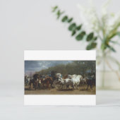 Die Pferdemesse von Rosa Bonheur Postkarte (Stehend Vorderseite)