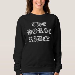 Die Pferdereiten, die Paare treffen Sweatshirt