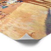 Die Pferderennen (Die Parade), Edgar Degas Poster (Ecke)